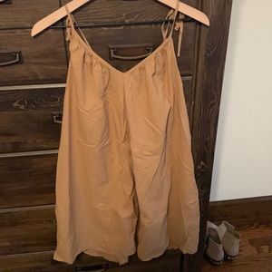 Tan women’s beach cover up